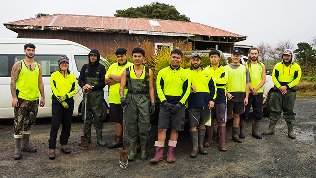 Pūnui River Care had a contract for 80,000 plants as part of Clean Streams 2020.