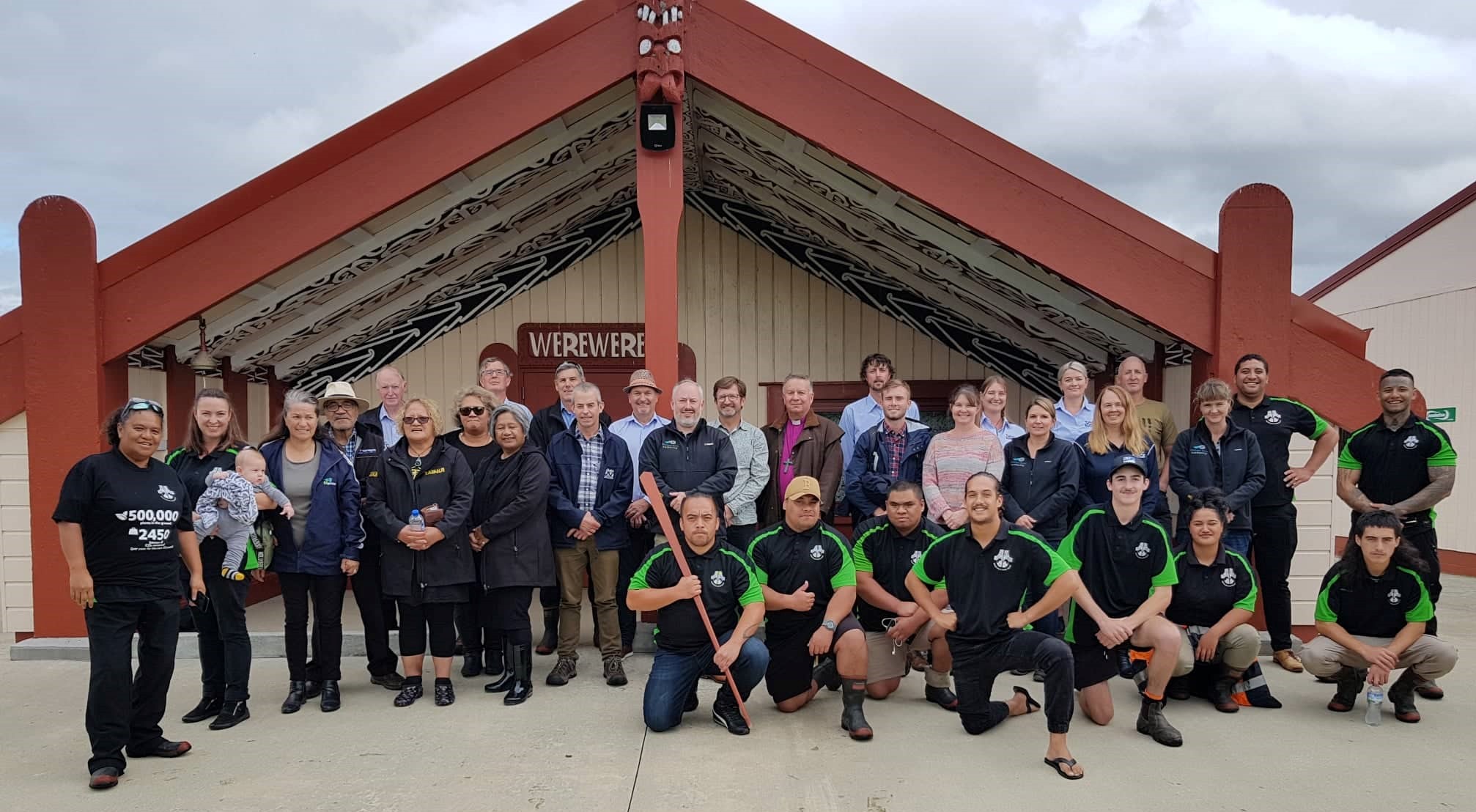 Tour on history of Ngati Hako Mahi Trust and its environmental projects.