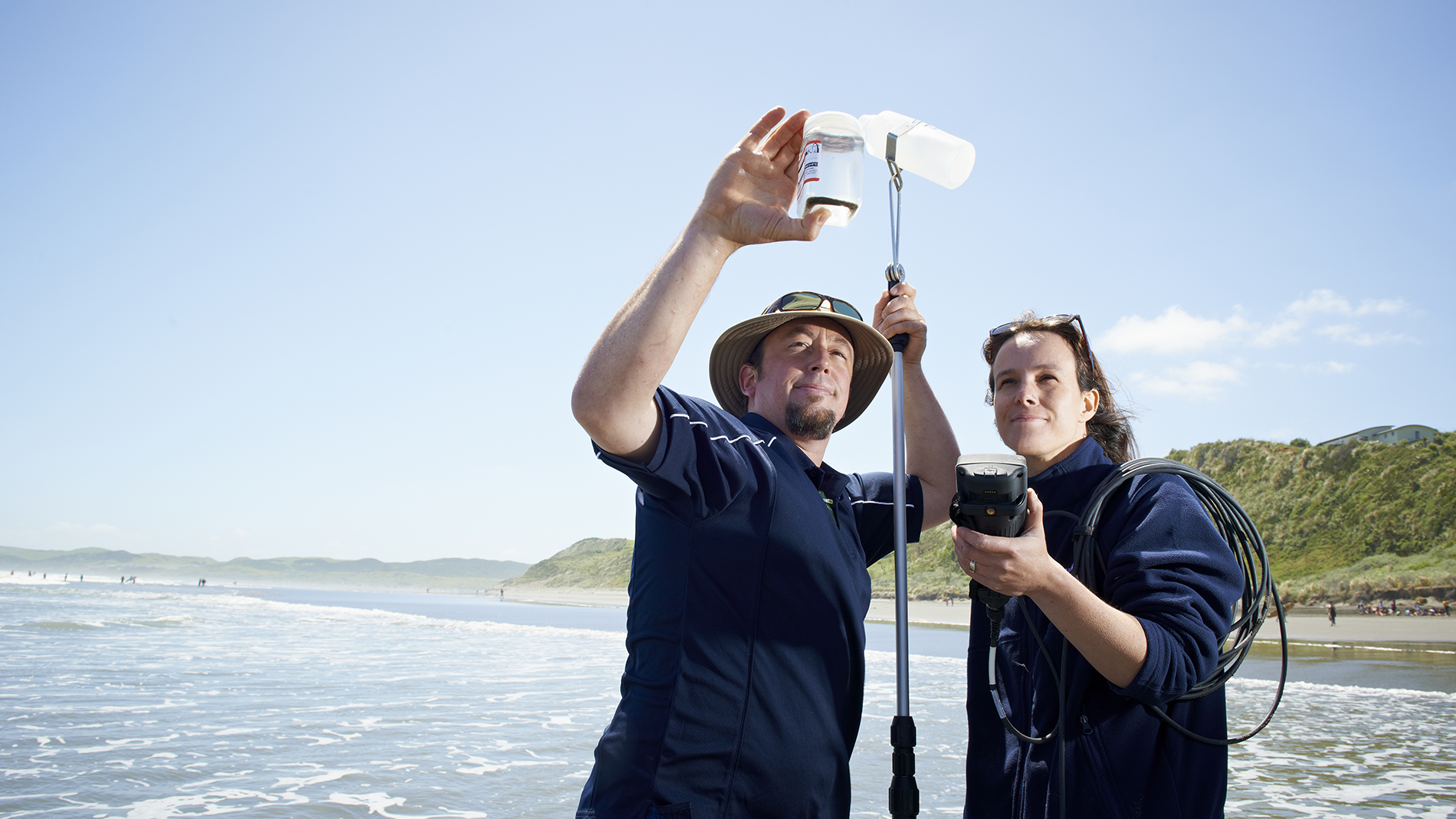 Image of water quality monitoring at Raglan