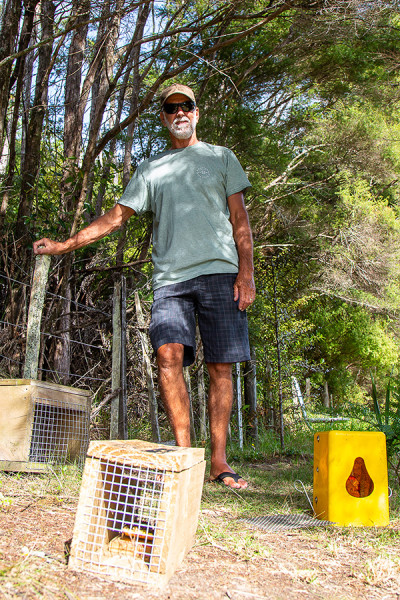 A goal of Pest Free Tairua is that every property in town will have at least one trap. 