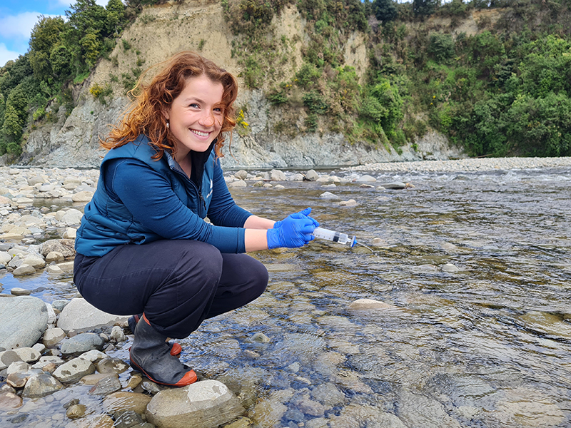 Amy Gault, Freshwater and Community Science Lead at Wilderlab.