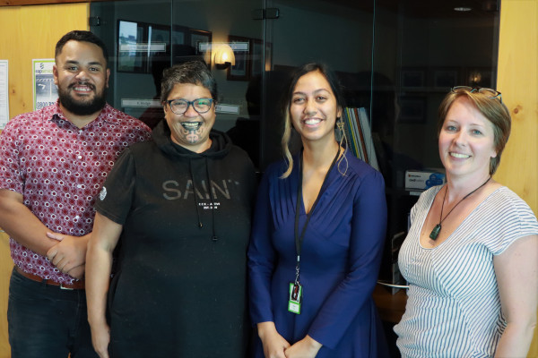 (L-R): Hiko Sam-Turner, Tipa Mahuta, Ana Kirk and Jennifer Nickel.